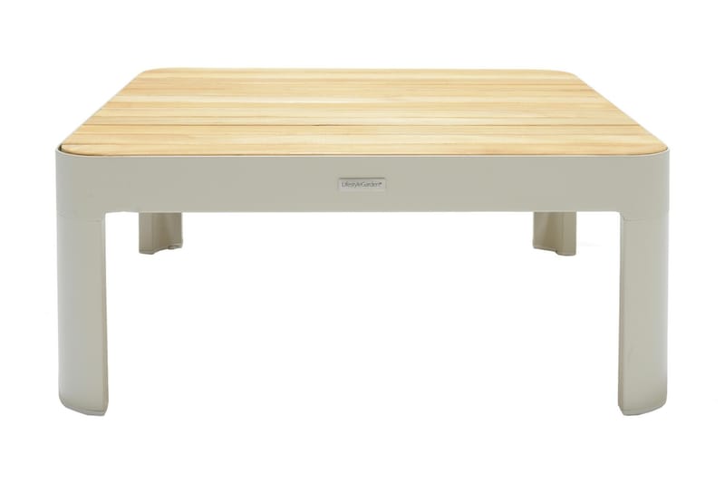 Portals Cafébord och Loungebord 72 cm Teak Trä - Vit - Utemöbler - Loungemöbler