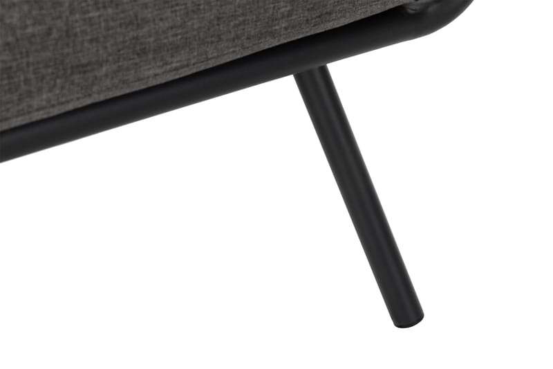 SANDINA Fåtölj Rep/Svart/Grå - Loungemöbler - Utefåtöljer & loungefåtöljer