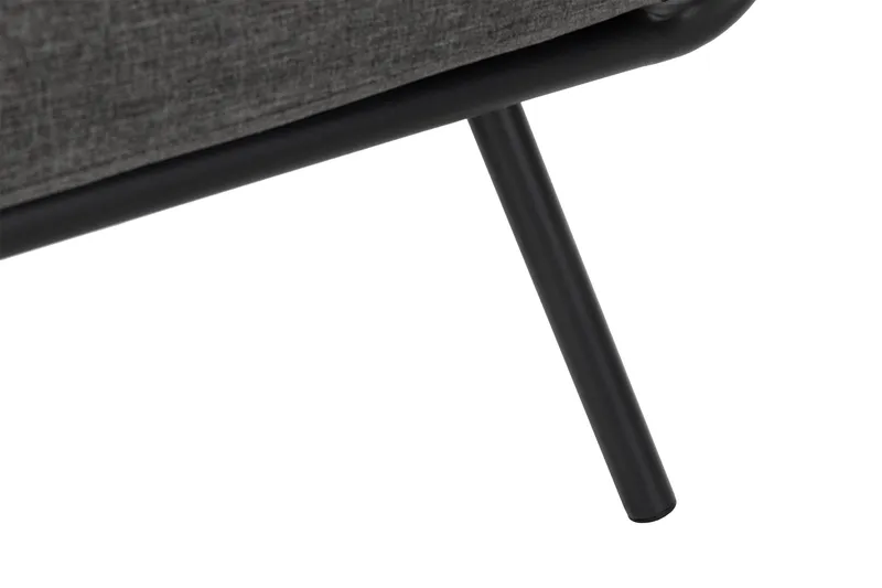 Sandina Utefåtölj – Loungefåtölj för Utemöbler - Svart / Grå - Utemöbler - Loungemöbler