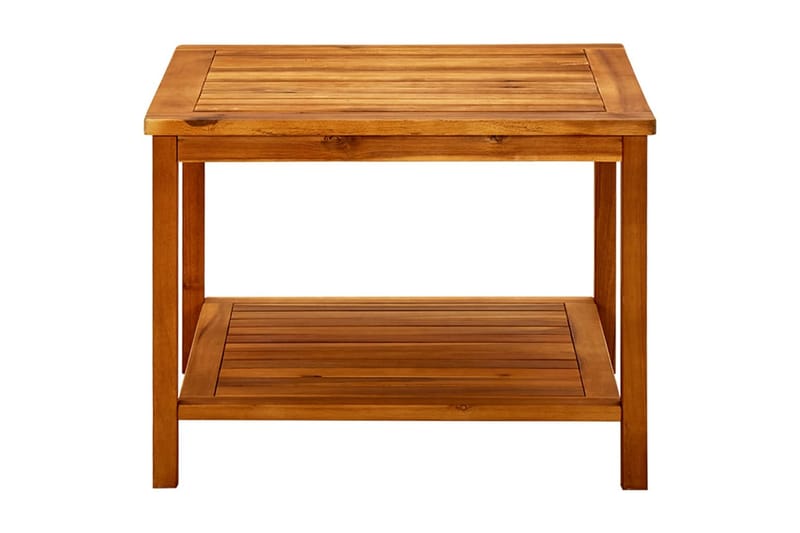 Soffbord 60x60x45 cm massivt akaciaträ - Brun - Utemöbler - Loungemöbler