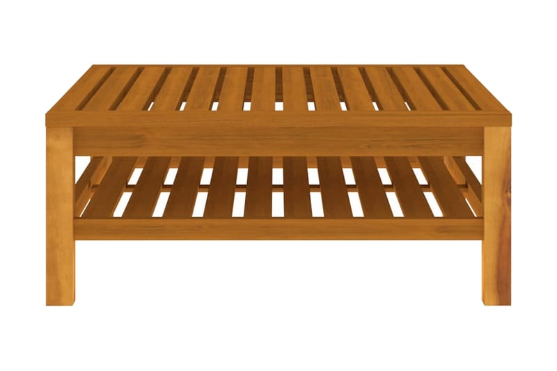 Soffbord 65x65x35 cm massivt akaciaträ - Brun - Utemöbler - Loungemöbler