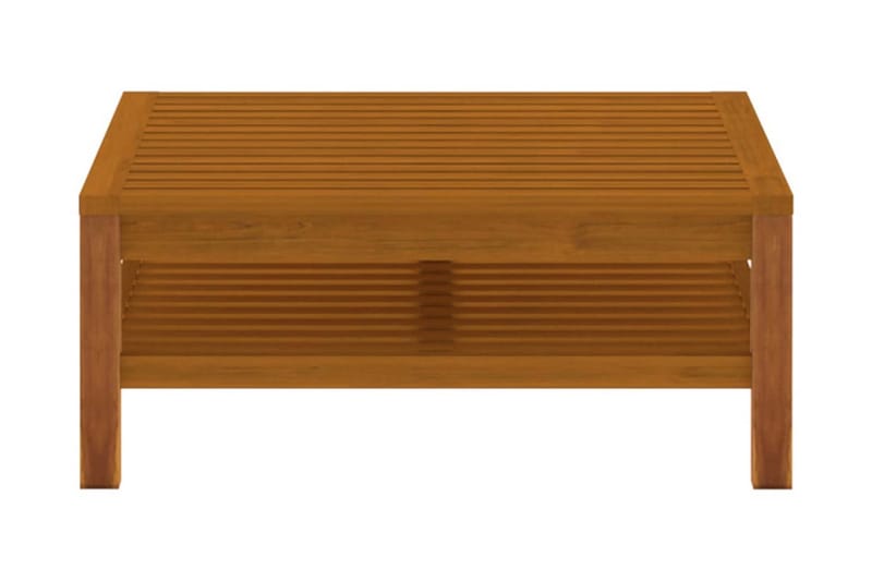 Soffbord 65x65x35 cm massivt akaciaträ - Brun - Utemöbler - Loungemöbler