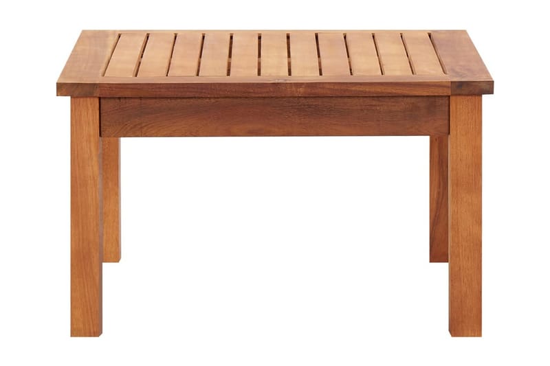 Trädgårdsbord 60x60x36 cm massivt akaciaträ - Brun - Utemöbler - Loungemöbler