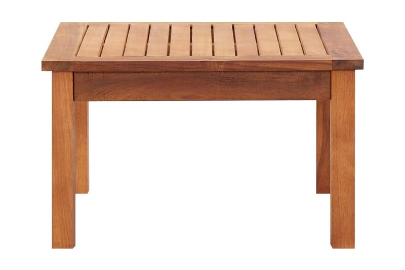 Trädgårdsbord 60x60x36 cm massivt akaciaträ - Brun - Soffbord utomhus & loungebord - Sidobord utomhus - Loungemöbler