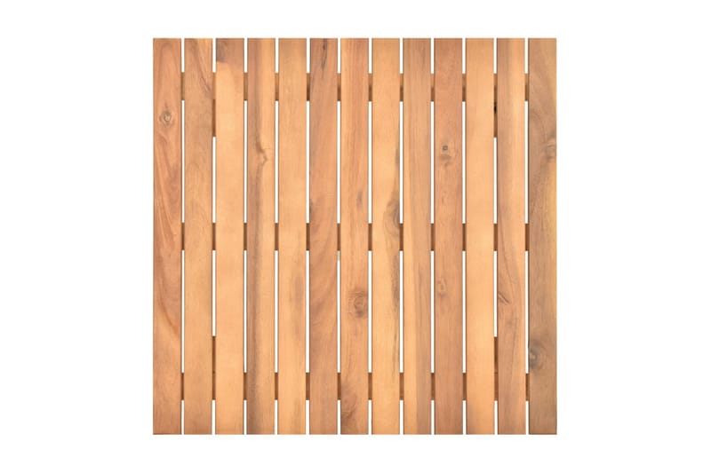 Trädgårdsbord 60x60x36 cm massivt akaciaträ - Vit - Utemöbler - Loungemöbler