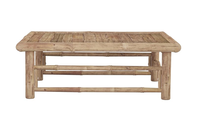 Trädgårdsbord 65x65x30 cm bambu - Brun - Utemöbler - Loungemöbler