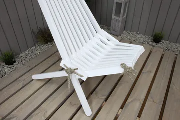 Wellner Utefåtölj - Vit - Utemöbler - Loungemöbler