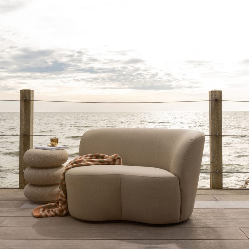 2-sits Soffa Stone Utomhus Höger - Sand - Utemöbler - Övrigt utemöbler - Modulsoffa utomhus - Vänstermodul utesoffa