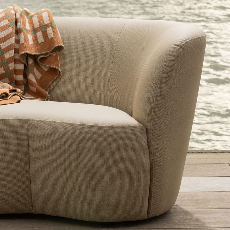 2-sits Soffa Stone Utomhus Höger - Sand - Utemöbler - Övrigt utemöbler - Modulsoffa utomhus - Vänstermodul utesoffa