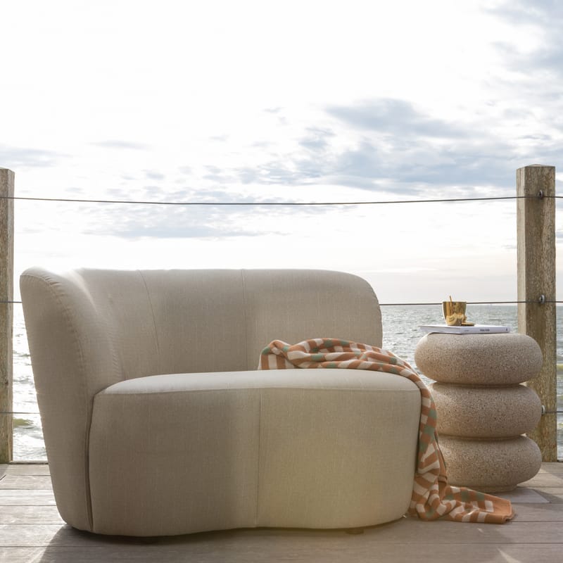 2-sits Soffa Stone Utomhus Vänster - Sand - Utemöbler - Övrigt utemöbler - Modulsoffa utomhus - Vänstermodul utesoffa