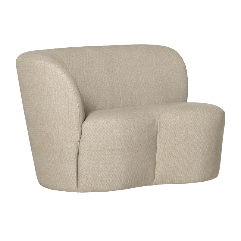 2-sits Soffa Stone Utomhus Vänster - Sand - Utemöbler - Övrigt utemöbler - Modulsoffa utomhus - Vänstermodul utesoffa