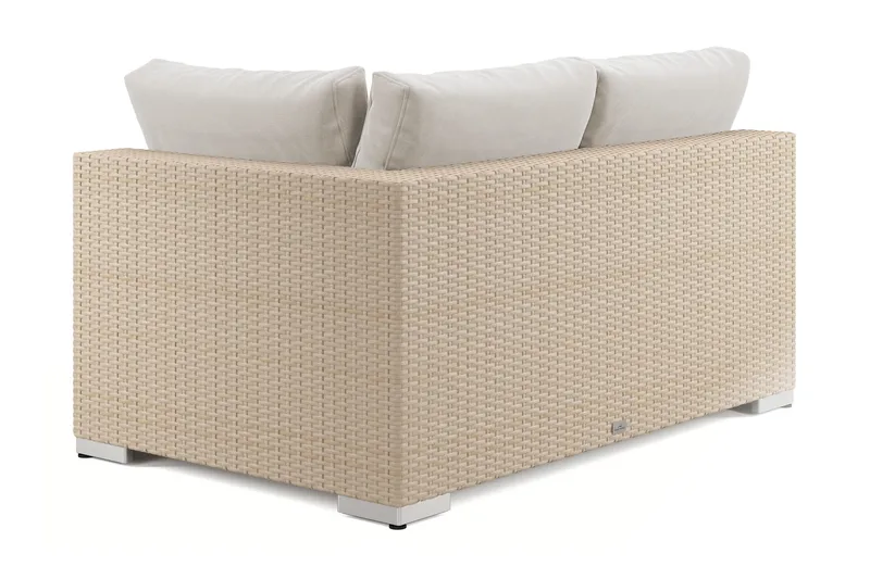 Bahamas Högermodul utomhus 140 cm - Beige - Utemöbler - Övrigt utemöbler - Modulsoffa utomhus - Vänstermodul utesoffa