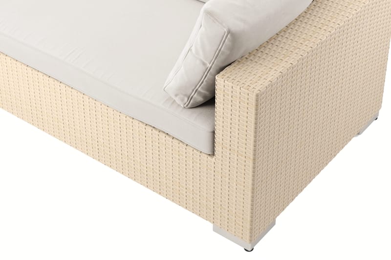 Bahamas Vänstermodul utomhus 140 cm - Beige - Utemöbler - Övrigt utemöbler - Modulsoffa utomhus - Vänstermodul utesoffa