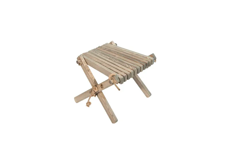 Fotpall EcoFurn Lilli Ask Oljad Grå - Ask Oljad Grå - Utemöbler - Övrigt utemöbler - Modulsoffa utomhus - Fotpall & pall utomhus