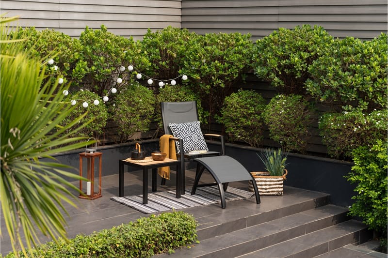 Panama Fotpall 62x48 cm Svart - Lifestyle Garden - Utemöbler - Övrigt utemöbler - Modulsoffa utomhus - Fotpall & pall utomhus