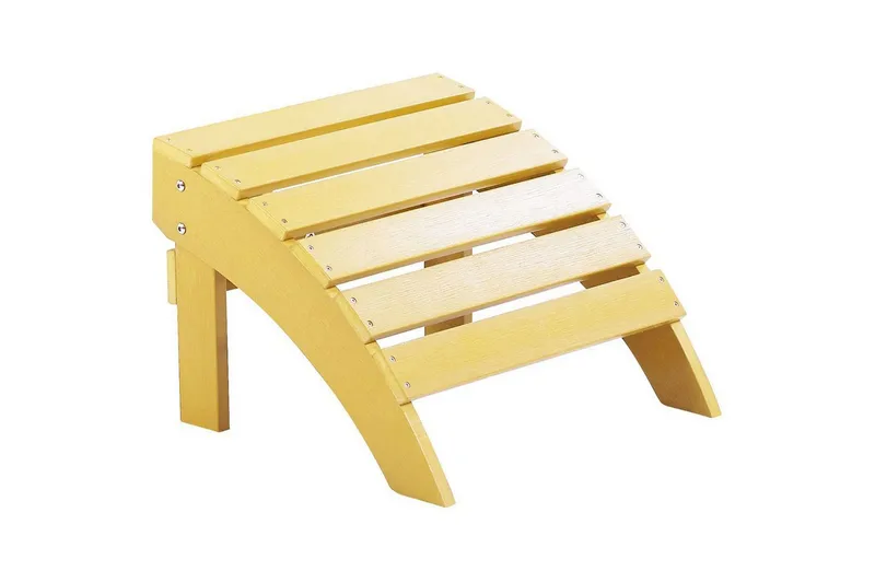 Fotstöd Adirondack Gul - Gul - Utemöbler - Övrigt utemöbler - Modulsoffa utomhus - Fotpall & pall utomhus