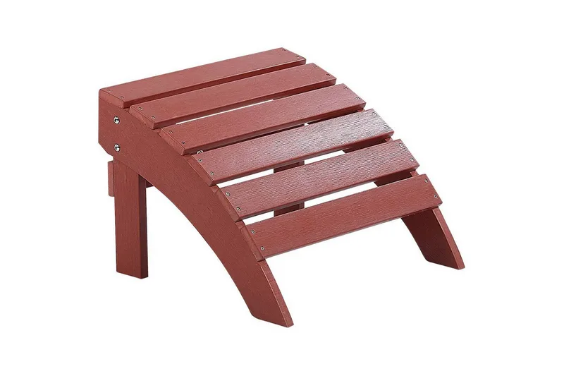 Fotstöd Adirondack Röd - Röd - Utemöbler - Övrigt utemöbler - Modulsoffa utomhus - Fotpall & pall utomhus