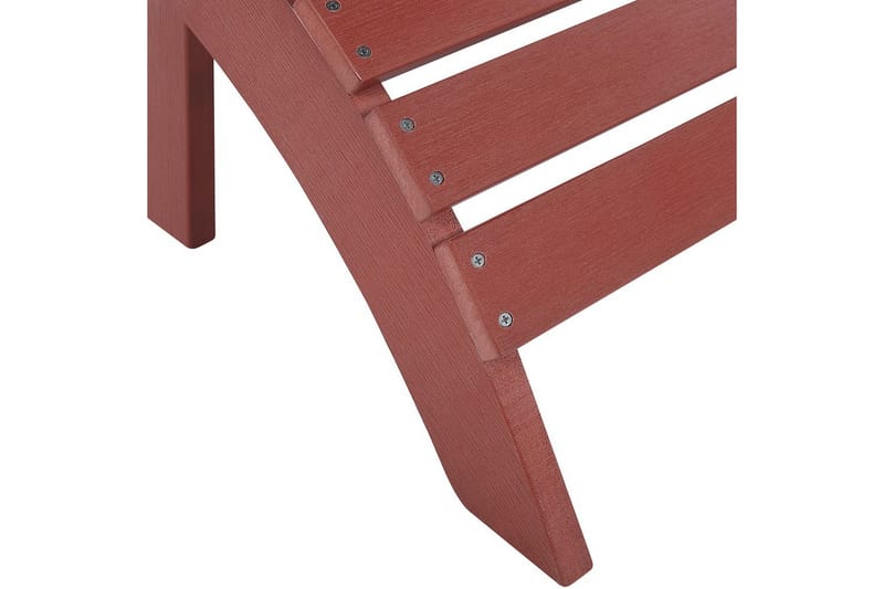 Fotstöd Adirondack Röd - Röd - Utemöbler - Övrigt utemöbler - Modulsoffa utomhus - Fotpall & pall utomhus