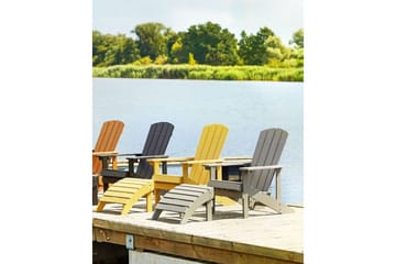 Fotstöd Adirondack Turkos - Turkos - Utemöbler - Övrigt utemöbler - Modulsoffa utomhus - Fotpall & pall utomhus