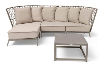 Hillerstorp Jet Set Divan - Beige - Utemöbler - Övrigt utemöbler - Modulsoffa utomhus - Övriga moduler utesoffor