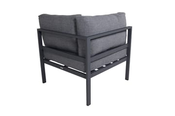 Hörnmodul Copacabana 74 cm Utomhus - Svart - Utemöbler - Övrigt utemöbler - Modulsoffa utomhus - Hörnmodul utesoffa