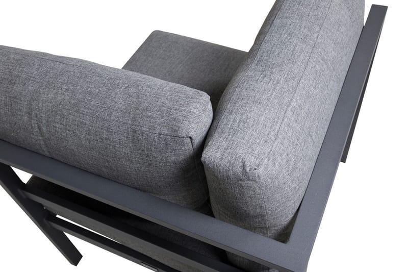Hörnmodul Copacabana 74 cm Utomhus - Svart - Utemöbler - Övrigt utemöbler - Modulsoffa utomhus - Hörnmodul utesoffa