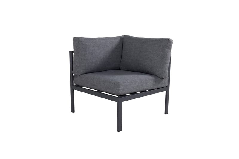 Hörnmodul Copacabana 74 cm Utomhus - Svart - Utemöbler - Övrigt utemöbler - Modulsoffa utomhus - Hörnmodul utesoffa
