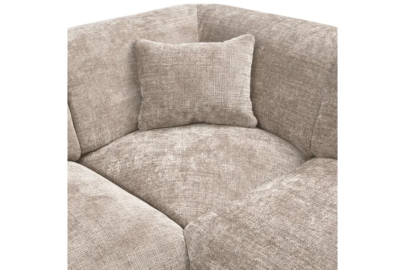 Hörnsoffa Cloud - Naturlig, Höger - Utemöbler - Övrigt utemöbler - Modulsoffa utomhus - Hörnmodul utesoffa