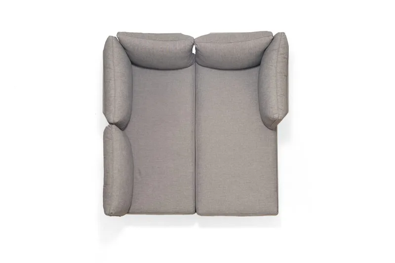 L-Soffa Utomhus TOPAZ 4-sits - magnesiumgrå - Utemöbler - Utesoffor & bänkar - Loungesoffa