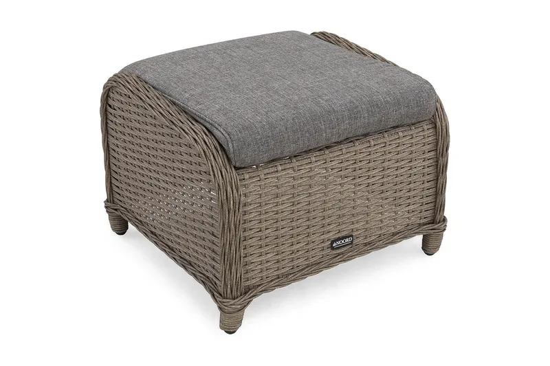 Marcus Fotpall till Öronlappsfåtölj Utomhus - Grå - Utemöbler - Övrigt utemöbler - Modulsoffa utomhus - Fotpall & pall utomhus