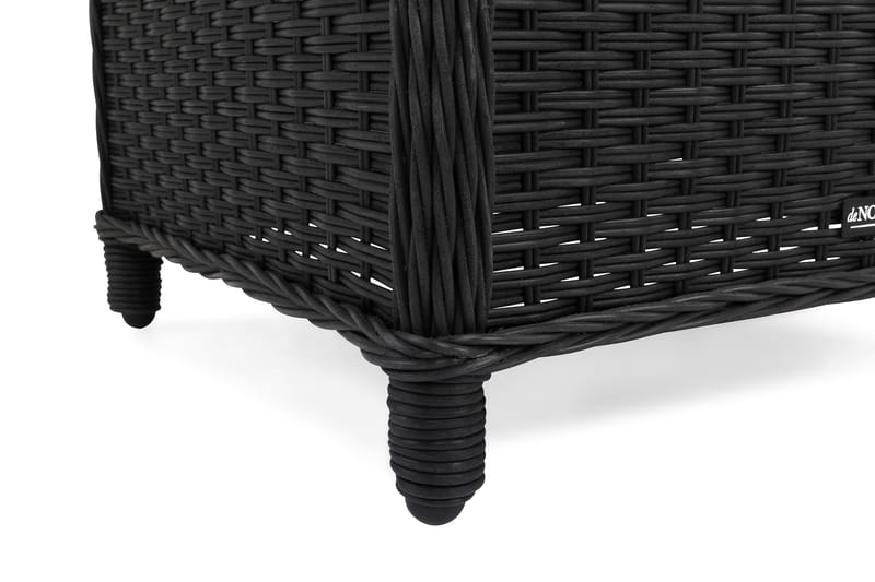 Marcus Fotpall till Öronlappsfåtölj Utomhus - Svart - Utemöbler - Övrigt utemöbler - Modulsoffa utomhus - Fotpall & pall utomhus