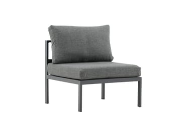 Mittmodul Copacabana 70 cm Utomhus - Svart - Utemöbler - Övrigt utemöbler - Modulsoffa utomhus - Mittmodul utesoffa