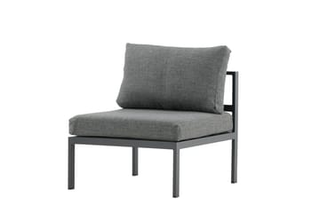 Mittmodul Copacabana 70 cm Utomhus - Svart - Utemöbler - Övrigt utemöbler - Modulsoffa utomhus - Mittmodul utesoffa