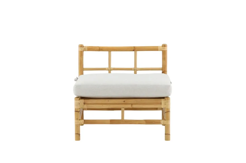 Cane Mittmodul - Beige - Utemöbler - Övrigt utemöbler - Modulsoffa utomhus - Mittmodul utesoffa