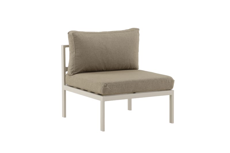 Copacabana Mittmodul Beige/Grå - Venture Home - Utemöbler - Övrigt utemöbler - Modulsoffa utomhus - Mittmodul utesoffa