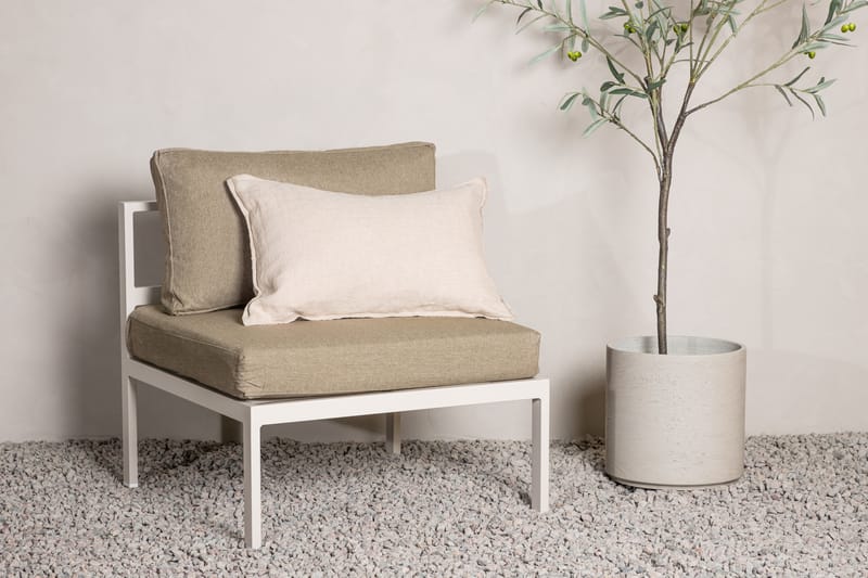 Copacabana Mittmodul Beige/Grå - Venture Home - Utemöbler - Övrigt utemöbler - Modulsoffa utomhus - Mittmodul utesoffa