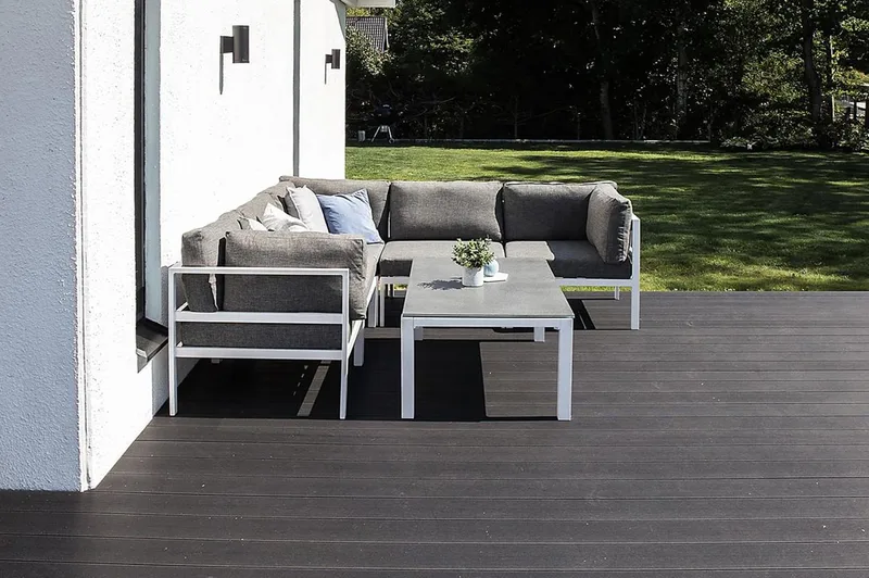 Copacabana Mittmodul - Vit - Utemöbler - Övrigt utemöbler - Modulsoffa utomhus - Mittmodul utesoffa