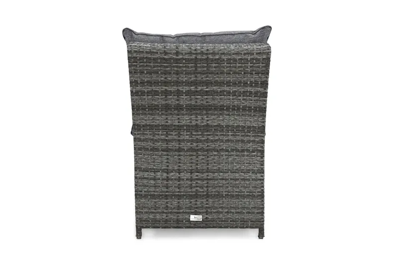 James Mittmodul utomhus i konstrotting - Grå / Grå dynor - Utemöbler - Övrigt utemöbler - Modulsoffa utomhus - Mittmodul utesoffa