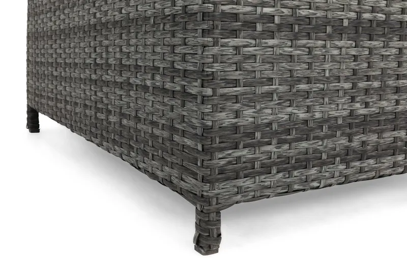 James Mittmodul utomhus i konstrotting - Grå / Grå dynor - Utemöbler - Övrigt utemöbler - Modulsoffa utomhus - Mittmodul utesoffa