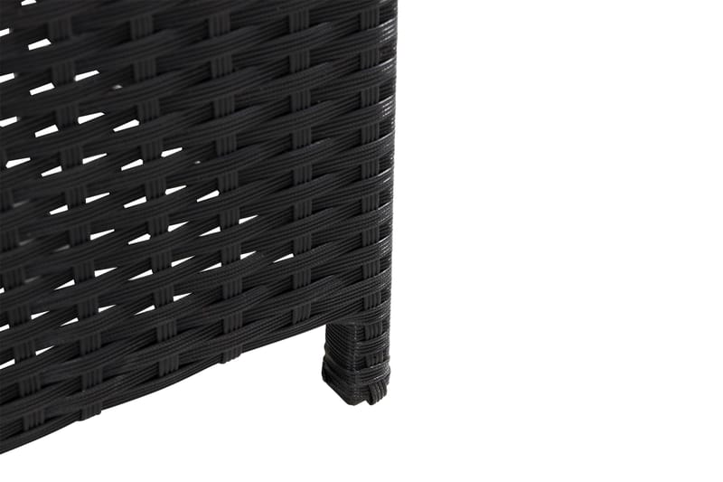 James Mittmodul utomhus i konstrotting - Svart / Grå dynor - Utemöbler - Övrigt utemöbler - Modulsoffa utomhus - Mittmodul utesoffa