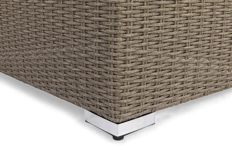 Marcus Mittmodul utomhus med Dyna i Konstrotting - Grå - Utemöbler - Övrigt utemöbler - Modulsoffa utomhus - Mittmodul utesoffa