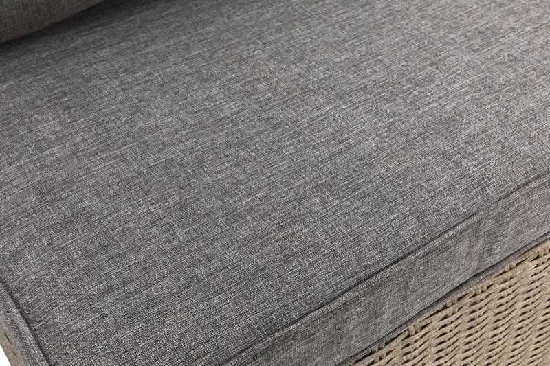 Marcus Mittmodul utomhus med Dyna i Konstrotting - Grå - Utemöbler - Övrigt utemöbler - Modulsoffa utomhus - Mittmodul utesoffa