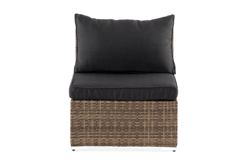 Wisconsin Premium Mittmodul utomhus i konstrotting - Sand Beige - Utemöbler - Övrigt utemöbler - Modulsoffa utomhus - Mittmodul utesoffa