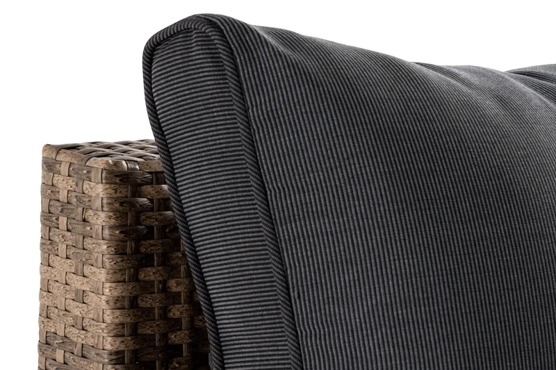 Wisconsin Premium Mittmodul utomhus i konstrotting - Sand Beige - Utemöbler - Övrigt utemöbler - Modulsoffa utomhus - Mittmodul utesoffa