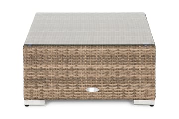 WISCONSIN Divan/Utebord Konstrotting/Sand - Hillerstorp - Utemöbler - Övrigt utemöbler - Modulsoffa utomhus - Övriga moduler utesoffor