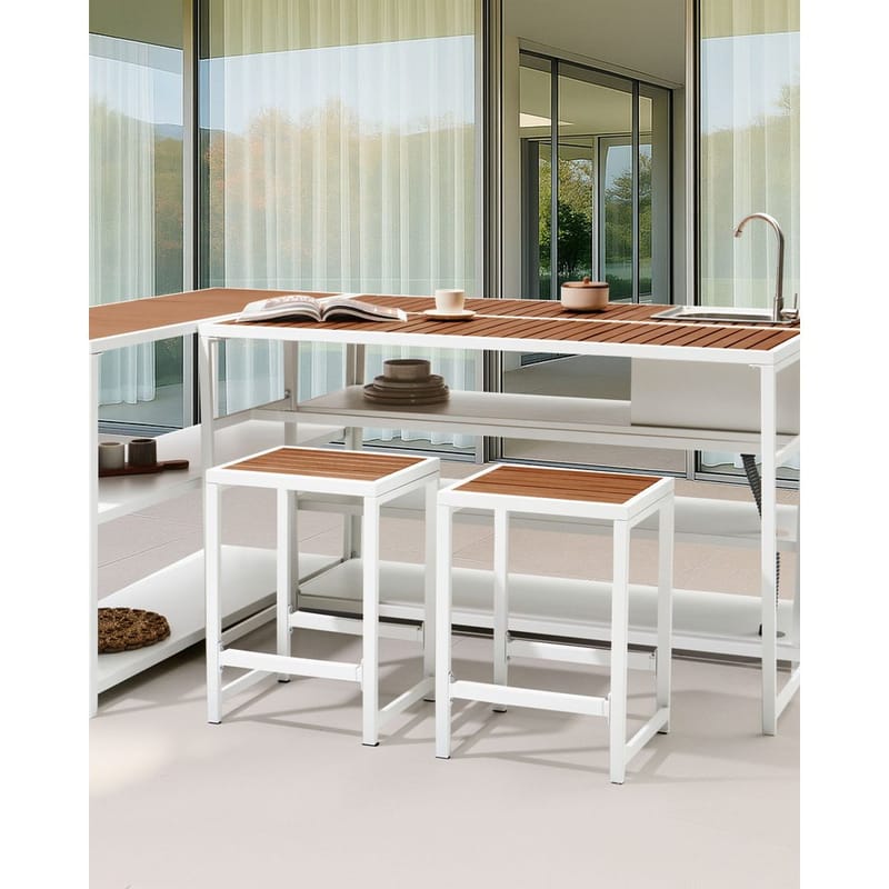 Pall Avetrana - Utemöbler - Övrigt utemöbler - Modulsoffa utomhus - Fotpall & pall utomhus