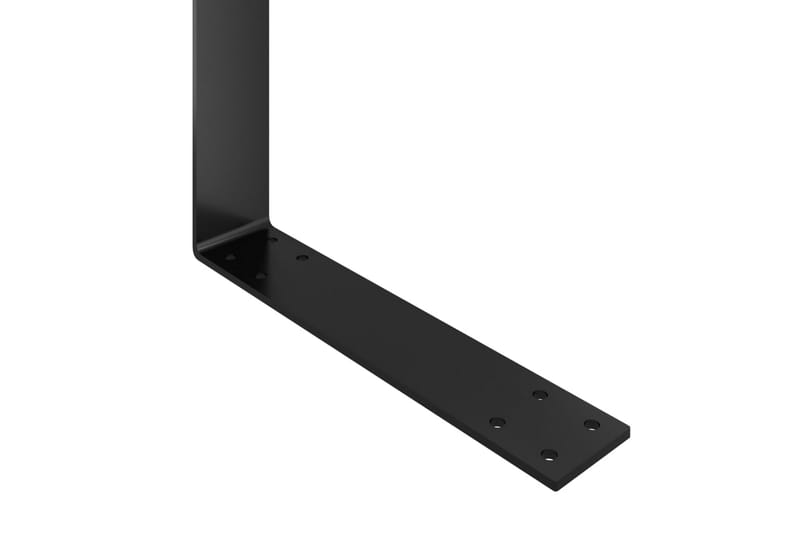 Ryggstöd för Pallsoffa Utomhus svart 110 cm järn - Svart - Utemöbler - Balkong - Balkongmöbler - Balkongstolar