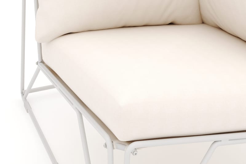 Usteryd hörnmodul utomhus - Beige/Beige - Utemöbler - Övrigt utemöbler - Modulsoffa utomhus - Hörnmodul utesoffa