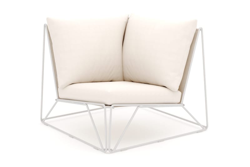 Usteryd hörnmodul utomhus, Beige/Beige