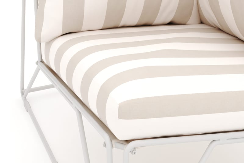Usteryd hörnmodul utomhus - Beige/Striped - Utemöbler - Övrigt utemöbler - Modulsoffa utomhus - Hörnmodul utesoffa